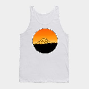 Lassen Peak CA at Sunset Tank Top